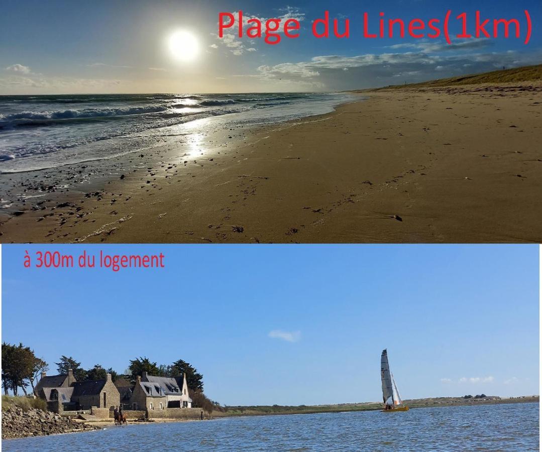 Maison De Vacances 4 Pers Avec Jardin Privatif A 1Km Plage Lines Et 300M De La Mer De Gavres - Ar Pil Jadur Plouhinec  Экстерьер фото